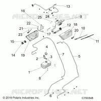 TOIT, WATER BOTTLE, WIPER AND HARNESSES