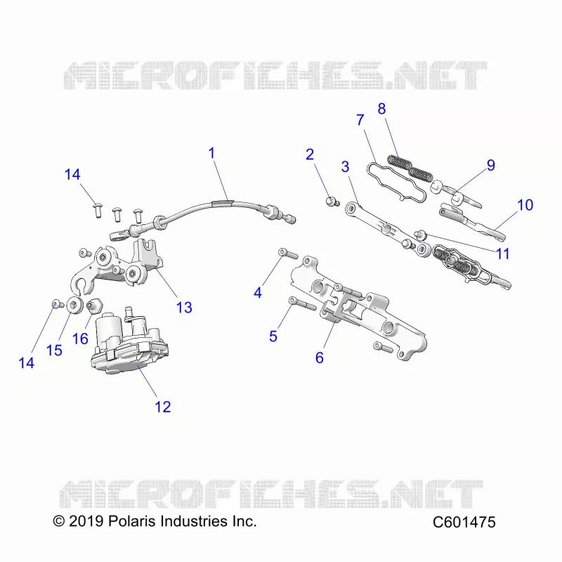 ENGINE, VALVE D'ECHAPPEMENT ASM. AND ACTUATOR -S24TKP8RS (C601475)