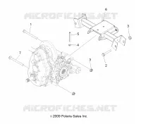 SYSTÈME DE TRANSMISSION, MAIN GEARCASE MOUNTING