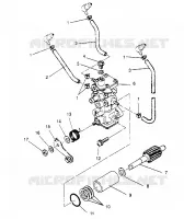 POMPE A HUILE XLT 0950756, XLT SKS 0950556,  XLT SKS EURO E950556   XLT (4928842884D001)