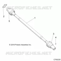 SYSTÃˆME DE TRANSMISSION, REAR PROP SHAFT