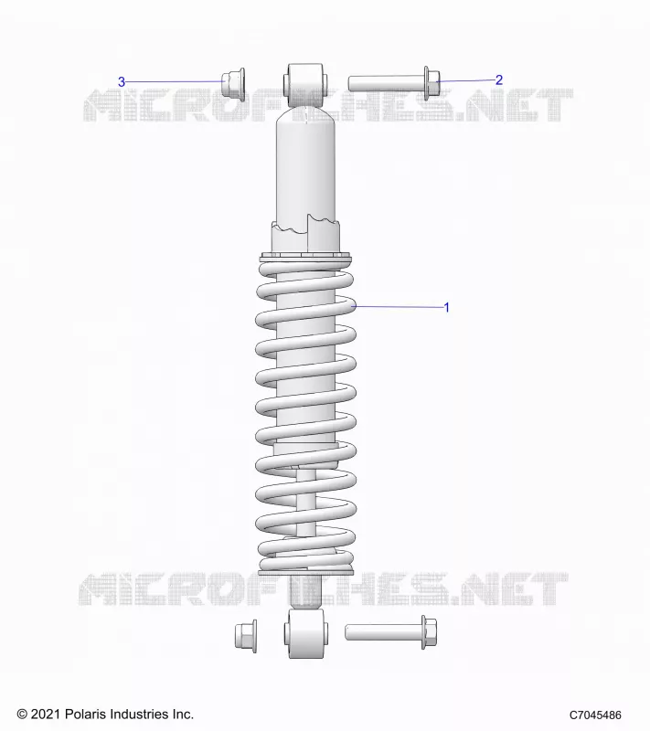 SUSPENSION, AMORTISSEUR ARRIERE