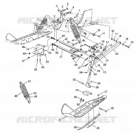 SUSPENSION AVANT AND SKI 440 LC 0972760 (4938353835A012)