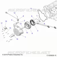 ENGINE, STATOR AND FLYROUE