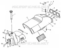 SIEGE ET RESERVOIR 440 XC 0971760 (4937873787A006)
