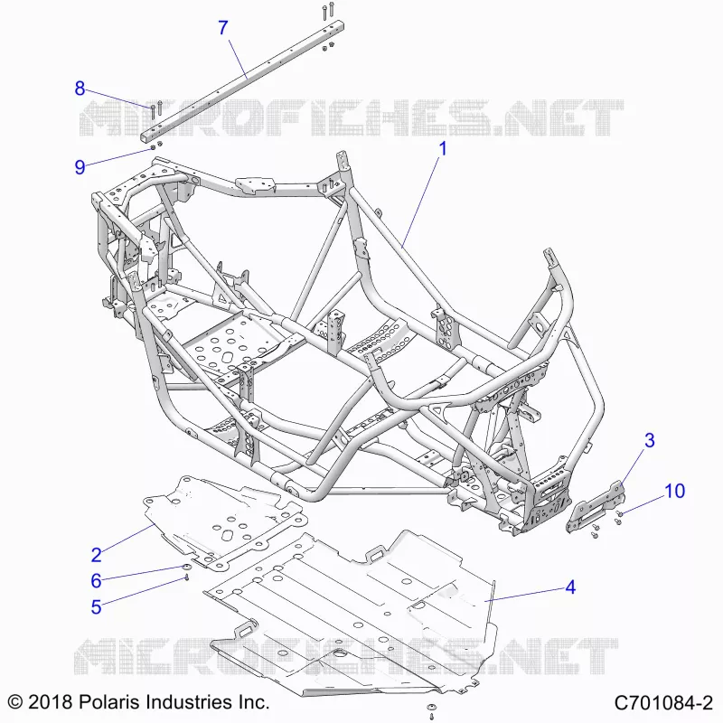 CHASSIS, MAIN FRAME AND SKID PLATE