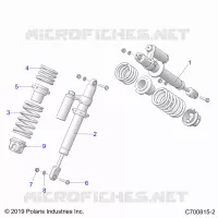 SUSPENSION, AMORTISSEUR AVANT MOUNTING