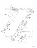 SUSPENSION, AMORTISSEUR ARRIERE MOUNTING
