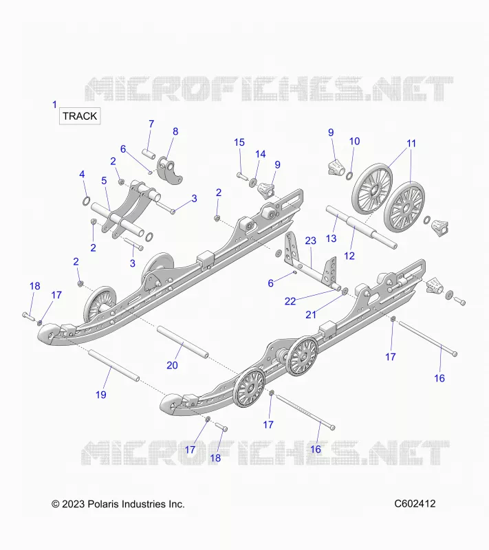 SUSPENSION ARRIERE AND TRACK