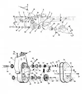 FREIN AND CARTER DE CHAINEE ALL SWEDISH SNOWMOBILES LESS SUPERTRAK, WIDETRAK   LITE (4922482248001A)