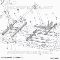 CHASSIS, SEAT AND CENTER FIXATION CONSOLE