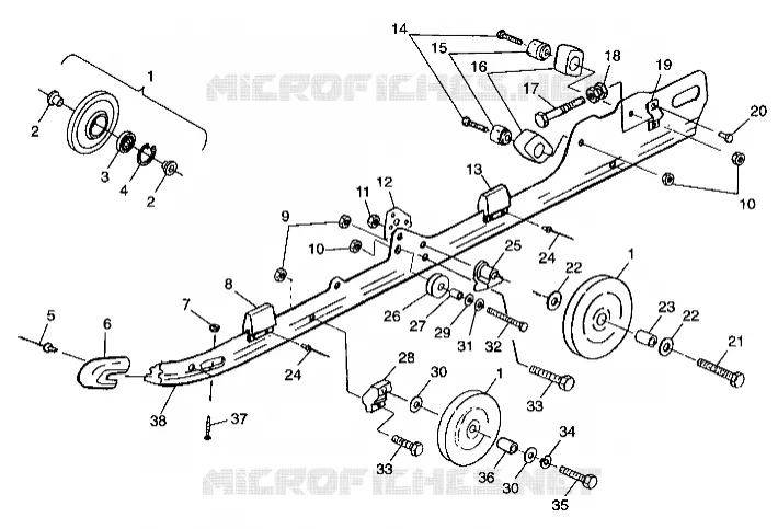 FIXATION RAIL (SUSPENSION)