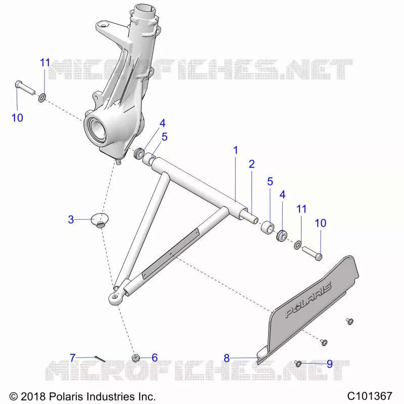 SUSPENSION, A-ARM AND SUPPORT MOUNTING