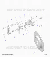 BRAKES, ETRIER DE FREIN ARRIERE 
