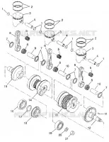 PISTON ET VILEBREQUIN 600 XCR 0985677 (4943164316C010)