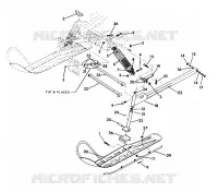 SUSPENSION AVANT AND SKI INDY LITE AND STAR LITE (4919311931007A)