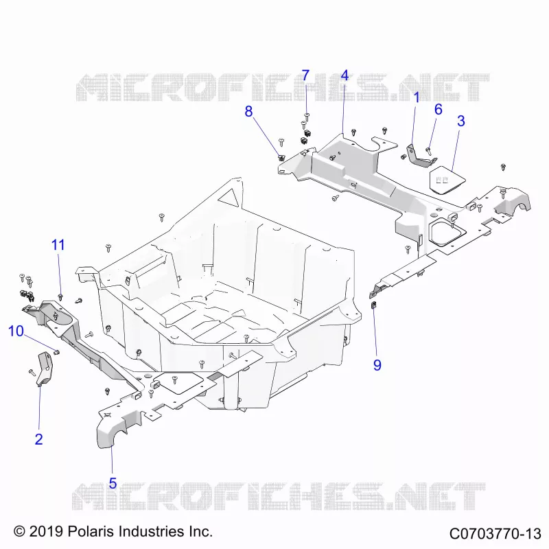 CARROSSERIE ARRIERE RACK, MOUNTING