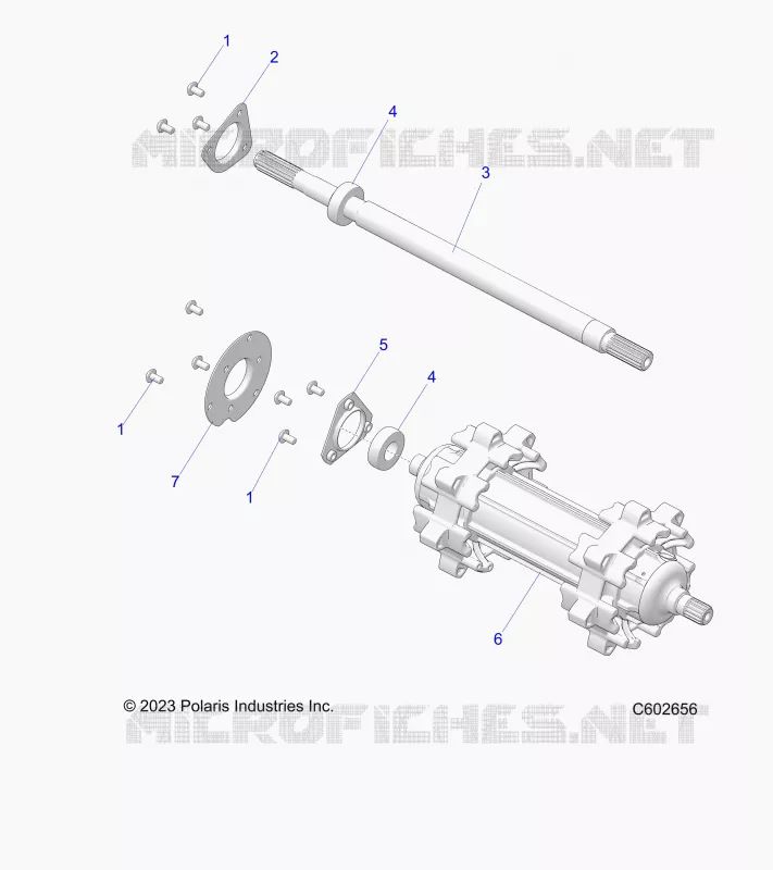 DRIVE TRAIN, JACKSHAFT AND ARBRE DE TRANSMISSION