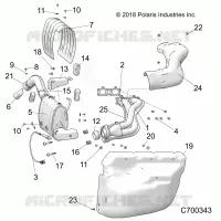 ENGINE, ECHAPPEMENT