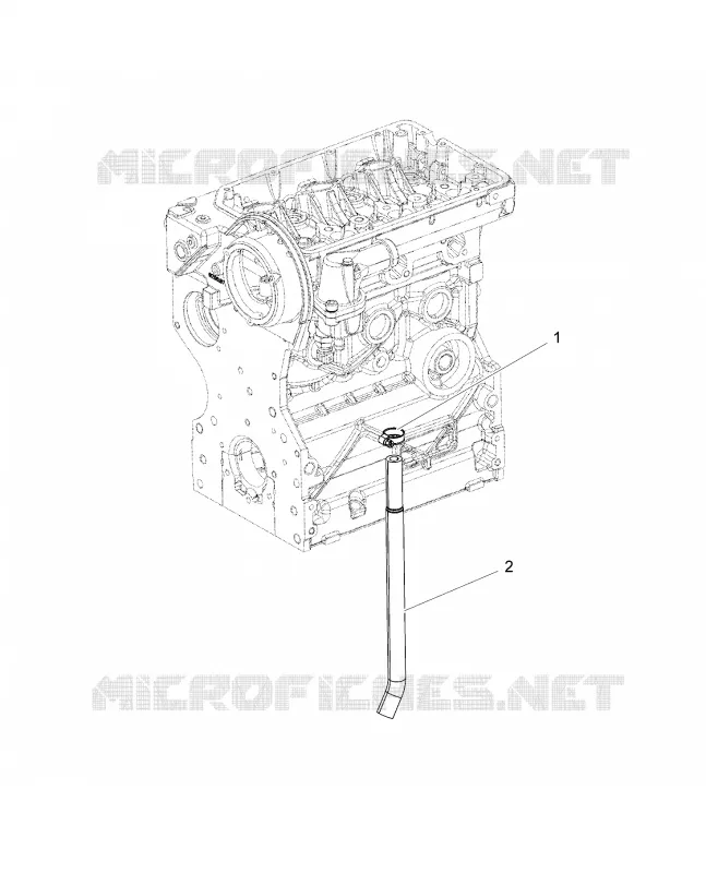 MOTEUR, WATER BLOW BY HOSE