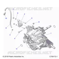 SYSTÃˆME DE TRANSMISSION, MAIN GEARCASE MOUNTING