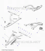 SUSPENSION AVANT CONTROL ARMS