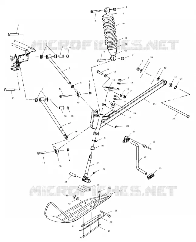 SUSPENSION AVANT AND SKI