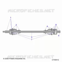 SYSTÃˆME DE TRANSMISSION, FRONT HALF SHAFT