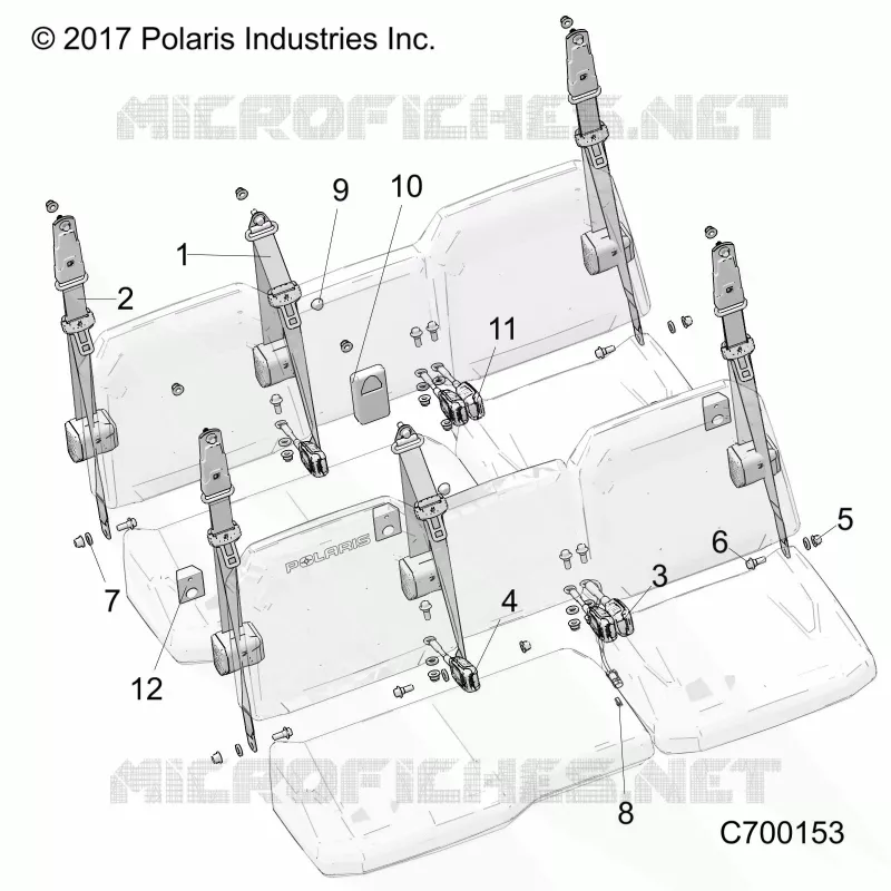 SIEGE BELT MOUNTING