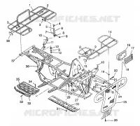 PARE CHOCS / PORTE PAQUET MOUNTING 4X4 350L S938139 (4924342434003A)