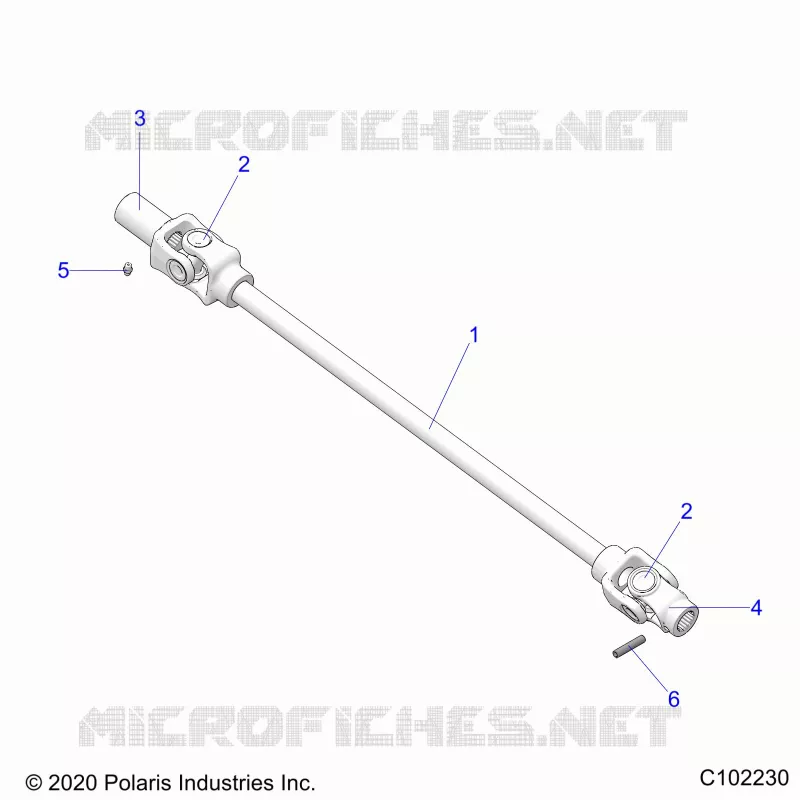 SYSTÃˆME DE TRANSMISSION, FRONT PROP SHAFT