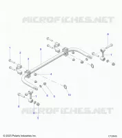 SUSPENSION, REAR BARRE STABILISATRICE