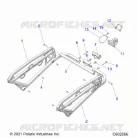 CHASSIS, REAR RACK AND HITCH