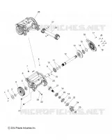 SYSTEME DE TRANSMISSION, RIGHT ANGLE GEARCASE ASM.