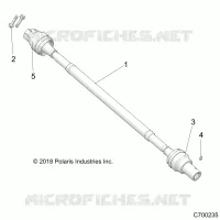 SYSTÃˆME DE TRANSMISSION, REAR PROP SHAFT
