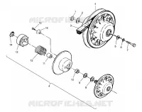 EMBRAYAGE DE TRANSMISSION ASSEMBLY 4X4 300 W958130 (4930183018C003)