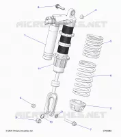 SUSPENSION, AMORTISSEUR AVANT MOUNTING, STANDARD/PREMIUM