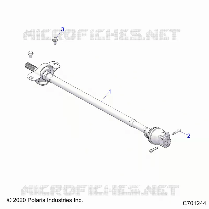 SYSTÃˆME DE TRANSMISSION, FRONT PROP SHAFT