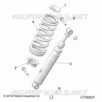 SUSPENSION, AMORTISSEUR AVANT MOUNTING