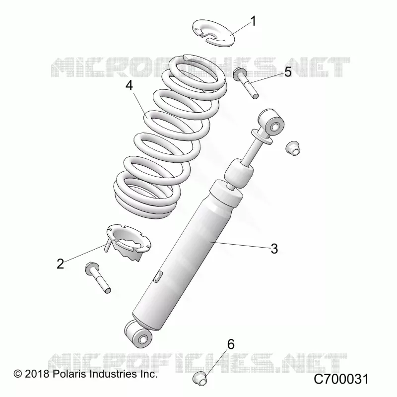 SUSPENSION, AMORTISSEUR AVANT MOUNTING