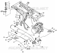 ECHAPPEMENT Sportsman 4x4 W968040 (4935943594A012)
