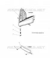 ELECTRICITE, HEADLIGHT AND TAILLIGHT