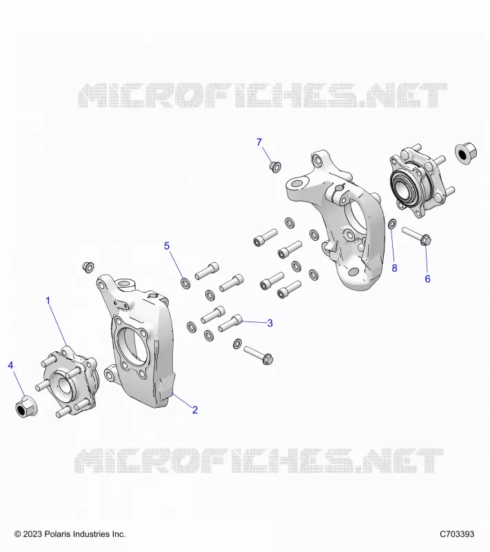SUSPENSION AVANT CARRIER AND HUB
