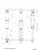 SUSPENSION, AMORTISSEUR IFS