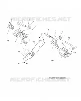CHASSIS, PROTECTION D'EMBRAYAGE AND FOOTRESTS