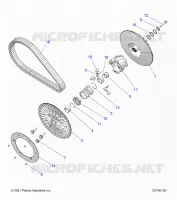 SYSTÃˆME DE TRANSMISSION, SECONDARY CLUTCH