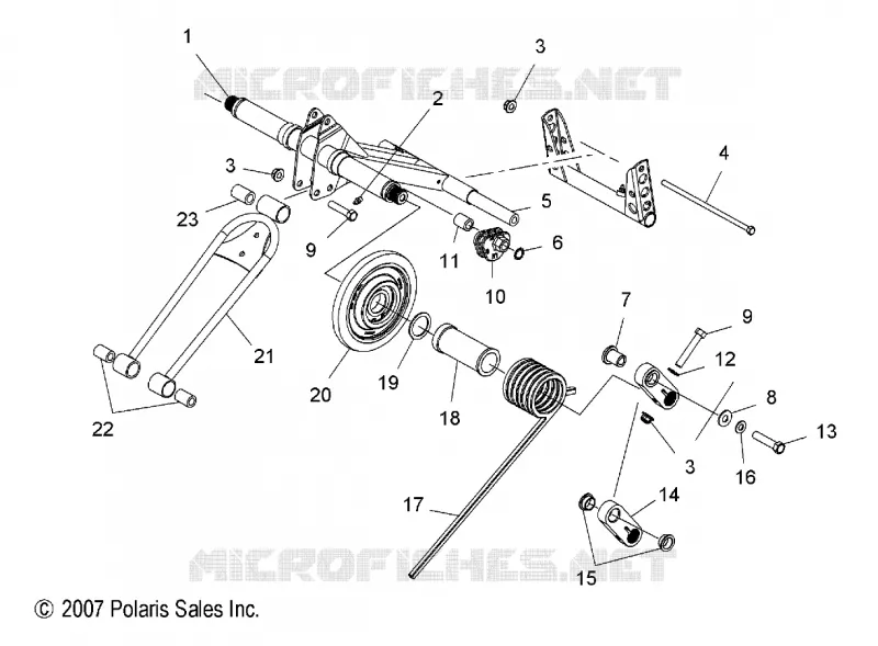 SUSPENSION, BRAS DE SUSPENSION ARRIERE