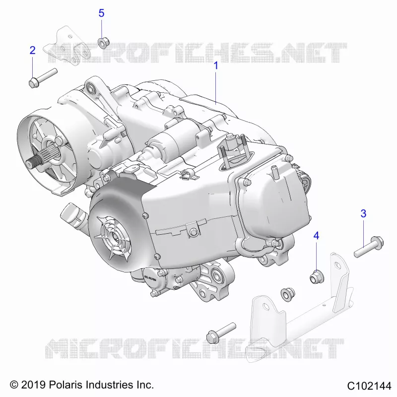 MOTEUR, MOTEUR AND TRANSMSSION MOUNTING