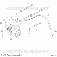 SYSTÃˆME DE TRANSMISSION, GEARCASE MOUNTING, REAR