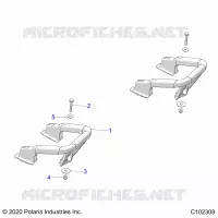 CARROSSERIE ARRIERE RACK, HANDGRIPS